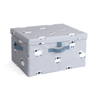 衣服收纳箱布艺衣柜收纳盒整理箱衣物储物箱特大号家用塑料收纳箱|羊咩咩 大号L:45*35*25cm