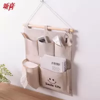 收纳袋挂袋强挂式储物袋棉布艺挂兜门后悬挂储物袋多层壁挂整理袋