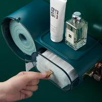 一次性洗脸巾置物架轻奢纸巾盒收纳盒壁挂式免打孔卫生间防尘防水