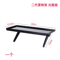 宾馆免打孔卧室液晶电视置物架机顶盒显示屏幕支架收纳路由器家用|二代光面1个挂壁电视12.5*30cm 1层