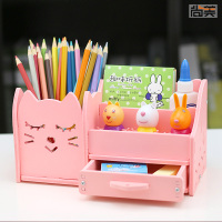 笔筒创意时尚可爱收纳盒桌面摆件多功能北欧女ins简约办公室学生