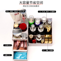 宿舍整理护肤品桌面梳妆台抽屉式化妆品收纳盒口红化妆刷盒化妆架