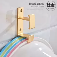脸盆架壁挂式免打孔洗澡洗脸盆浴室放盆架置物架卫生间盆子收纳架|金色双层(免打孔两用)