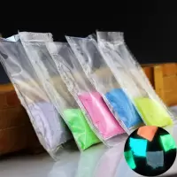 只透明塑料盖小玻璃瓶迷你吊坠瓶礼品diy小瓶子木塞许愿瓶|6光砂(颜色随机)10克(每包)