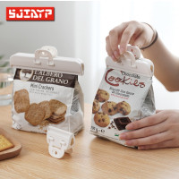 日本封口夹 牛奶密封夹食品防潮夹 食物袋保鲜夹 零食薯片密封夹|中号2枚装(颜色随机)