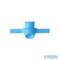 3只装食品封口夹 奶粉零食出料嘴密封夹口袋夹子防漏防潮保鲜封口|大号封口夹(蓝色)(3只装)