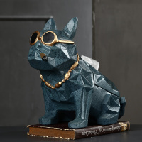 北欧可爱纸巾盒创意家用客厅卧室餐厅法斗ins抽纸盒个性床头|深蓝色