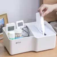 纸巾盒客厅茶几装遥控器的收纳家用卧室床头简约放抽子桌面抽纸盒|2个装(客厅放一个,卧室放一个)