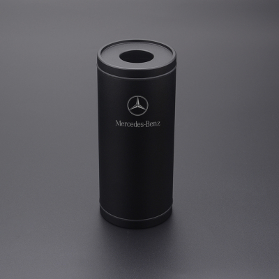 奔驰e300l c200glcgla抽纸筒车载纸巾筒创意纸巾盒圆形汽车内饰品|黑色Mercedes-Benz