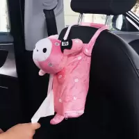 皮皮猴纸巾盒套家车两用车载挂式餐巾纸抽纸盒创意汽车内用品卡通|悠悠兔