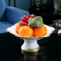 美式轻奢纸巾盒纸抽盒家居客厅简约茶几摆件抽纸盒北欧现代收纳盒|水果盘