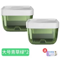 卫生间厕所纸巾盒厕纸盒卷纸抽纸盒纸架置物架家用创意免打孔防水|大号青草绿*2+垃圾袋