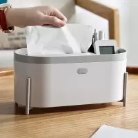 家用抽纸盒纸巾盒客厅桌面创意纸抽茶几遥控器收纳卷纸盒北欧ins