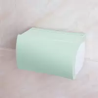 装卫生纸的盒子洗手间卫生间厕所纸巾盒免打孔塑料卫生纸盒吸盘|新款绿