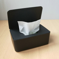 桌面湿纸巾盒 防水分失家用防灰尘密封抽纸盒湿巾盒子