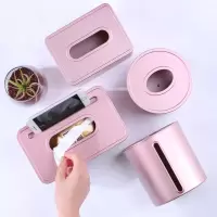 纸巾盒北欧ins抽纸盒家用客厅茶几多功能收纳盒创意卷纸筒餐巾纸