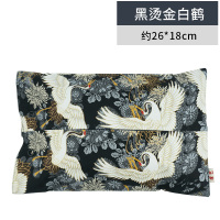 车载纸巾盒挂式多功能车用纸抽盒创意汽车内装饰用品大全抽纸盒|黑烫金白鹤