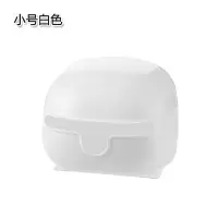 卫生间防水纸巾盒厕所抽纸盒卷纸筒手纸盒免打孔厕纸盒纸巾置物架|小号白色