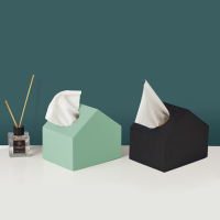 小房子纸巾盒北欧ins简约抽纸盒客厅家用创意可爱桌面餐巾纸盒
