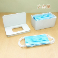 日本带盖防尘湿纸巾盒 婴儿湿纸巾盒家用桌面密封空盒子湿巾收纳
