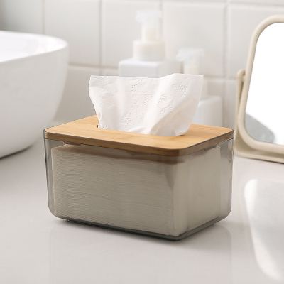 北欧简约创意纸巾盒家用客厅抽纸盒面纸餐厅餐巾纸收纳盒ins透明