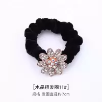 发绳成人简约头饰人工水晶扎头发橡皮筋韩国耐用马尾头绳|水晶粗发圈11