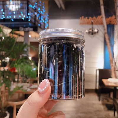 少女高弹力扎发一次性橡皮筋发圈 儿童成人发饰不伤发小皮筋头绳|1#黑色/大号/约300支罐装