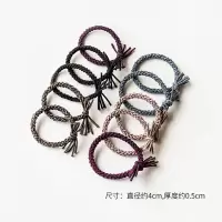 皮筋发绳头绳女头饰发绳女绑发超仙少女手链式网红韩国两用简约|5色10根(送透明收纳盒)