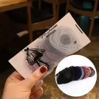 头绳女 网红ins橡皮筋发圈女简约可爱皮经扎头发细款皮筋发绳头饰|100根简约混色