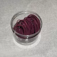 皮套女头绳ins韩国网红扎头皮筋高弹力耐用发圈加粗简约气质发绳|酒红色大约20根