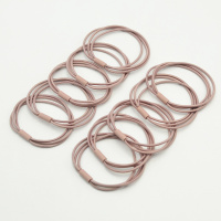 个高弹力橡皮筋发圈发绳头绳成人简约扎头发饰品皮套韩国|30根香槟色