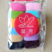 留芳加大号毛巾毛线针织发圈头绳皮筋不伤发橡皮筋无接缝皮套|彩色加大号12个装