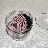 皮套女头绳ins韩国网红扎头皮筋高弹力耐用发圈加粗简约气质发绳|黑色+粉色大约20根