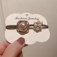 韩版女可爱头绳网红ins简约扎头绳橡皮筋森女系糖果色发圈皮套|0108浅咖色
