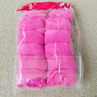 留芳加大号毛巾毛线针织发圈头绳皮筋不伤发橡皮筋无接缝皮套|大号枚红色12个装