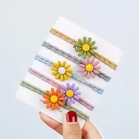 小雏菊头绳发绳女网红韩国橡皮筋扎头发ins森系发圈发饰韩版头饰|一朵花5色