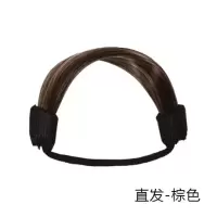 韩国成年假发扎头发马尾橡皮筋发圈女网红发绳扎头绳皮套皮圈发饰|直发-棕色