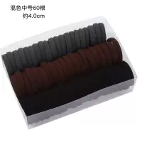 发绳网红韩国马尾简约ins头绳韩版皮筋女扎头高弹力耐用皮套头饰|13#划算装-混色[中号-60]