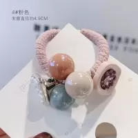 皮套头绳女网红皮筋ins超仙扎头森女系韩版发饰成年简约气质优雅|粉色绳子