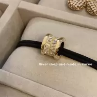 h贝壳笑脸皮筋头绳!有点好看韩国女生扎头发圈简约网红马尾|小蛮腰金色