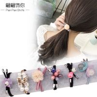 头绳韩版小清新扎头发橡皮筋饰品女发绳皮筋发夹发带皮圈发饰|新-品-优雅6件套