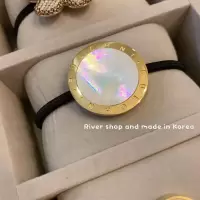 h贝壳笑脸皮筋头绳!有点好看韩国女生扎头发圈简约网红马尾|圆形贝壳很美哦