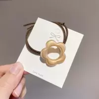 网红ins发绳韩版头绳女简约气质发圈饰品百搭扎头发丸子皮筋皮套|花朵