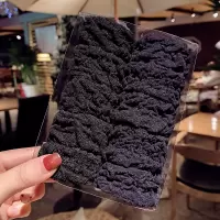 网红ins扎头橡皮筋高弹力耐用简约猪大肠发圈头绳女韩版皮套发绳|2#黑色藏青加粗加厚高弹力10根