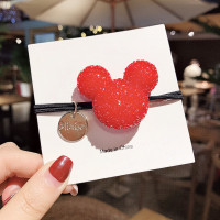 发绳头饰ins网红橡皮筋女扎头发饰品精致头绳女发圈简约皮套|1#鼠年吉祥