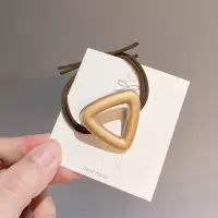 网红ins发绳韩版头绳女简约气质发圈饰品百搭扎头发丸子皮筋皮套|三角