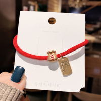 发绳头饰ins网红橡皮筋女扎头发饰品精致头绳女发圈简约皮套|12#钱袋