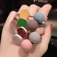韩版樱桃头绳网红发圈橡皮筋扎头发绳皮套头饰女成人学生简约时尚|糖果贝壳【随机一条装】