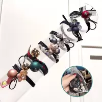 韩国扎头发皮筋头绳简约皮套发绳仙女森系超仙小清新个性发圈头饰|3#彩色六件套