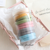 ~韩国运动色系发圈100根装发圈发饰头饰发绳基础打底皮筋皮套|13#浅色毛巾圈-10个装